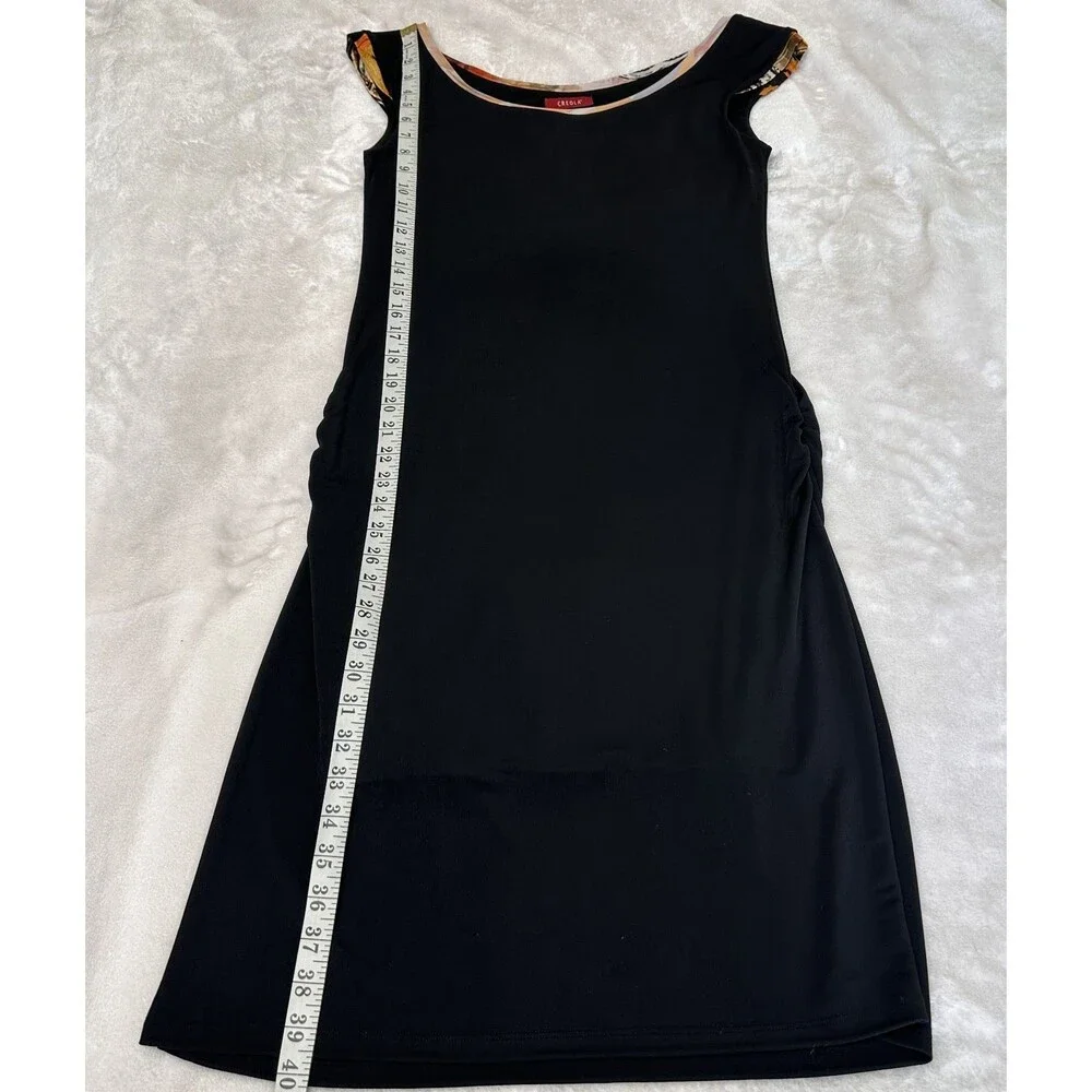 Creola Women's Black Stretch Sleeveless Sheath Dress Sz 6/42
